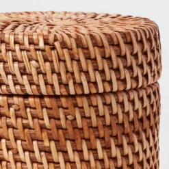 Rattan Canister Light Brown - Threshold™ -Shower Room Store GUEST cb95474e b0b2 4f95 af84 dec5219a4207