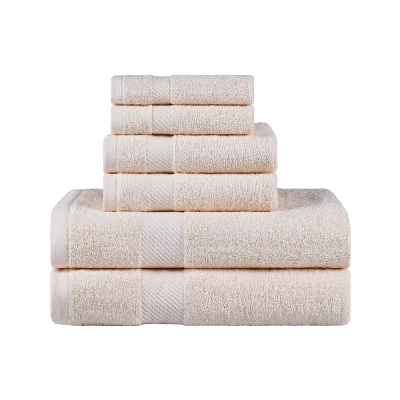 Modern Solid Classic Premium Luxury Cotton 6 Piece Bath, Face, And Hand Towel Set By Blue Nile Mills 11 Modern Solid Classic Premium Luxury Cotton 6 Piece Bath, Face, And Hand Towel Set By Blue Nile Mills - Image 11