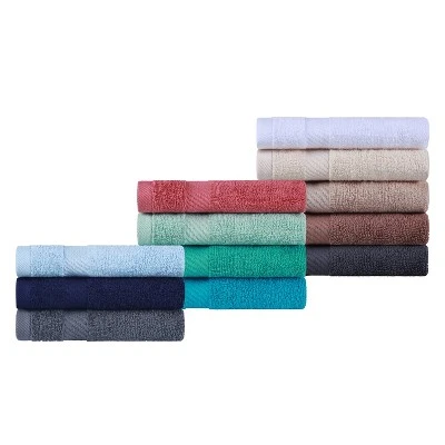 Modern Solid Classic Premium Luxury Cotton 6 Piece Bath, Face, And Hand Towel Set By Blue Nile Mills 5 Modern Solid Classic Premium Luxury Cotton 6 Piece Bath, Face, And Hand Towel Set By Blue Nile Mills - Image 5