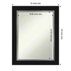Eva Petite Bevel Bathroom Wall Mirror -Shower Room Store GUEST cfbdc994 0132 4df1 8375 aef6d9429106
