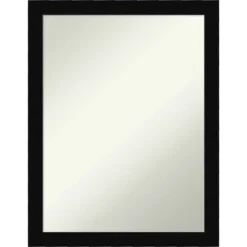 Black Museum Non-Beveled Wood Bathroom Wall Mirror -Shower Room Store GUEST d0b2b980 3f90 467f b652 9be4cf2f9d06