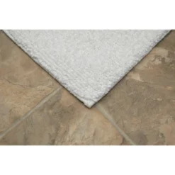 Queen Cotton 3pc Washable Bath Rug Set - Garland Rug