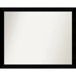 Black Museum Non-Beveled Wood Bathroom Wall Mirror -Shower Room Store GUEST d23a50ae 33d5 4b9d 934b 1c052f114999