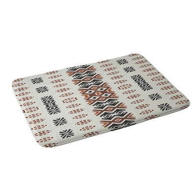 34"x21" Sheila Wenzel-Ganny Western Geometric Memory Foam Bath Mat Beige - Deny Designs 1 34"x21" Sheila Wenzel-Ganny Western Geometric Memory Foam Bath Mat Beige - Deny Designs