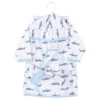 Hudson Baby Infant Boy Cotton Rich Bathrobe, Shark, 0-9 Months