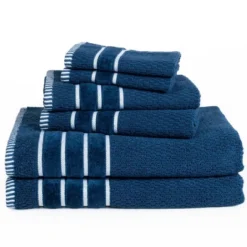 6pc Combed Cotton Bath Towel Set - Yorkshire Home -Shower Room Store GUEST dd0110f2 2049 426c 813e 5121695e95d0