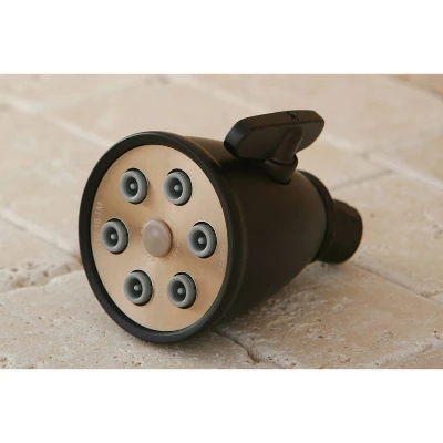 Kingston 6-Jet Adjustable Spray Showerhead Oil-Rubbed Bronze - Kingston Brass 2 Kingston 6-Jet Adjustable Spray Showerhead Oil-Rubbed Bronze - Kingston Brass - Image 2