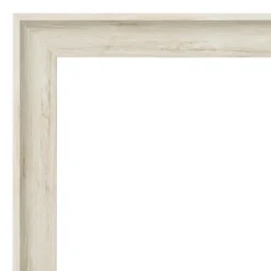 Amanti Art Regal Birch Cream Petite Bevel Bathroom Wall Mirror 28.75 X 22.75 In.