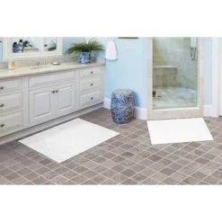 2pc Queen Cotton Washable Bath Rug Set - Garland -Shower Room Store GUEST ded2711a d013 438d 8ee3 243d856cae97