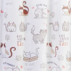Love My Cats Shower Curtain - SKL Home