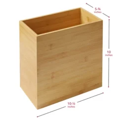 Casafield Bamboo Waste Basket, Rectangular Narrow Trash Can For Bathroom, Bedroom, Office 10 Casafield Bamboo Waste Basket, Rectangular Narrow Trash Can For Bathroom, Bedroom, Office -Shower Room Store GUEST e166f6f2 9340 4da5 be4a 5bda1888fd86