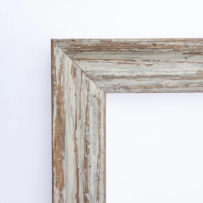 Amanti Art Distressed Cream Petite Bevel Wood Bathroom Wall Mirror 26.5 X 20.5 In. 1 Amanti Art Distressed Cream Petite Bevel Wood Bathroom Wall Mirror 26.5 X 20.5 In.