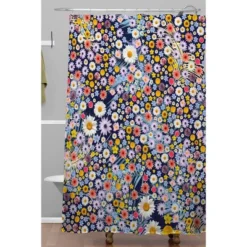 Iveta Abolina Flower Power Shower Curtain - Deny Designs