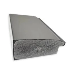 40" X 28" Non-Beveled Vista Brushed Nickel Bathroom Wall Mirror - Amanti Art