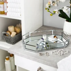 Octagon Design Bathroom Tray Chrome - Home Details -Shower Room Store GUEST eb7182a7 c5c3 4d41 80b5 aea07ae32668