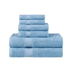 Modern Solid Classic Premium Luxury Cotton 6 Piece Bath, Face, And Hand Towel Set By Blue Nile Mills 31 Modern Solid Classic Premium Luxury Cotton 6 Piece Bath, Face, And Hand Towel Set By Blue Nile Mills -Shower Room Store GUEST eed72472 6579 4791 a767 94174f36ba15
