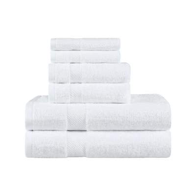Modern Solid Classic Premium Luxury Cotton 6 Piece Bath, Face, And Hand Towel Set By Blue Nile Mills 16 Modern Solid Classic Premium Luxury Cotton 6 Piece Bath, Face, And Hand Towel Set By Blue Nile Mills - Image 16