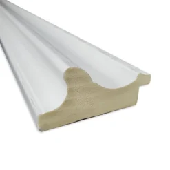 34" X 28" Non-Beveled Parlor White Bathroom Wall Mirror - Amanti Art