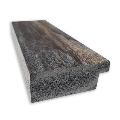 42" X 31" Non-Beveled Bark Rustic Char Narrow Bathroom Wall Mirror Dark Brown - Amanti Art 1 42" X 31" Non-Beveled Bark Rustic Char Narrow Bathroom Wall Mirror Dark Brown - Amanti Art